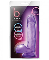 B Yours Sweet 'n Hard 1 Realistic 7 in. Dildo with Balls